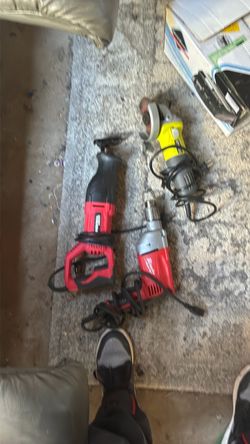 Milwaukee Power Tools Lot – Reciprocating Saw & Drill