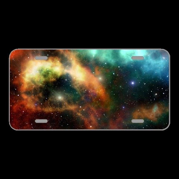 License Plate Novelty Car Front Universe Sky Star Space Cosmos