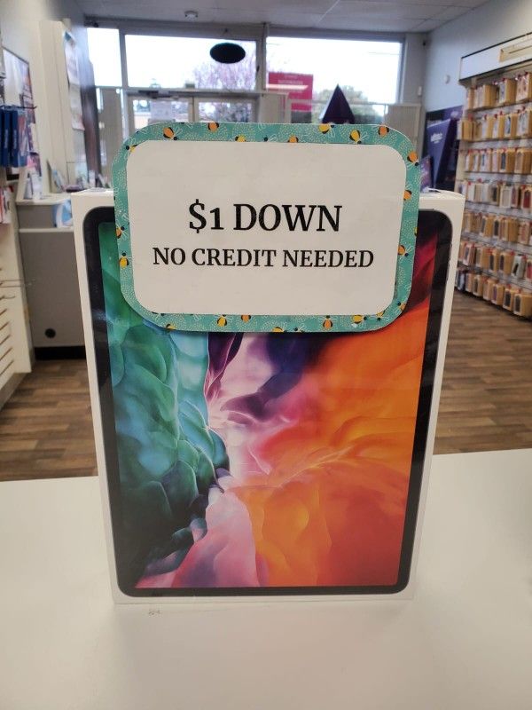 Apple IPad Pro 12.9 4th Gen Tablet - Pay $1 DOWN AVAILABLE - NO CREDIT NEEDED