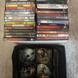 DVDs $125 - 125 Total DVDs - 90+ in cases, 35+ in binder 