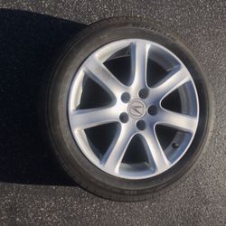 1 - 215/50r17 5x4.5 5x114.3 Stock Acura TSX accord Civic Camry Corolla Wheel Rim Good Treads Tires