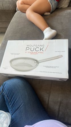 New in box Wolfgang puck 8” stainless steel skillet