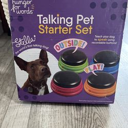 Dog-training “Talking Pet Starter Set”