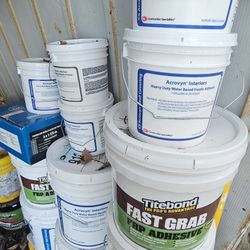 Glue for wall coating 