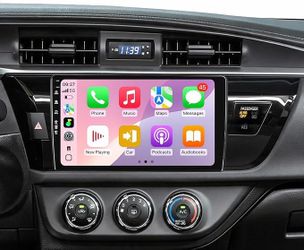 Car Stereo Radio Toyota Corolla 2014 2015 2016, Wireless Apple CarPlay Android Auto, 10” Touch Screen Head Units, Backup Camera