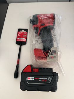 M18 SURGE Hydraulic Driver, battery & bit