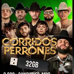 Corridos - 32GB flash - Canciones Para DJ - Music For DJ