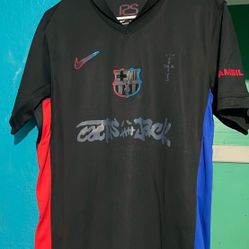 Travis Scott X Fc Barcelona Away Kit