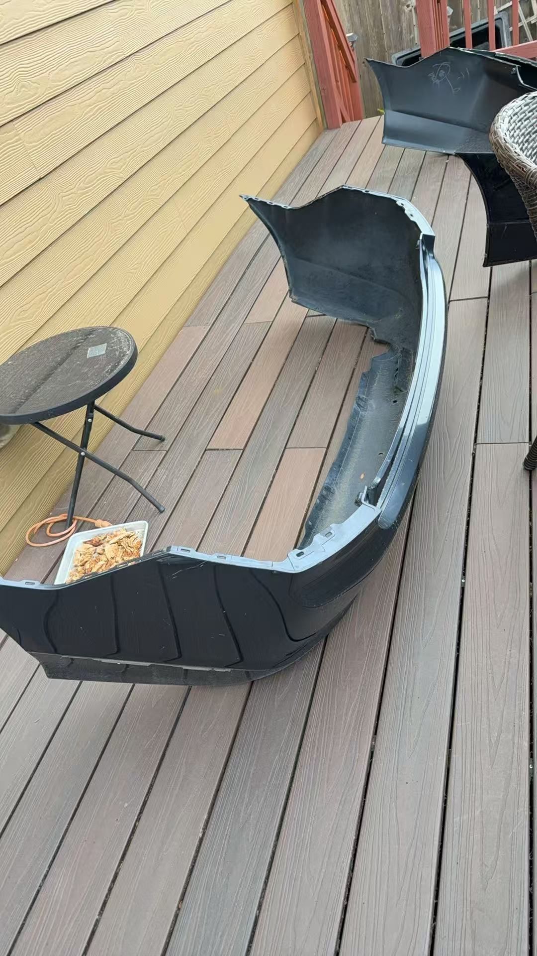 Charcoal Acura TSX Rear Oem Bumper