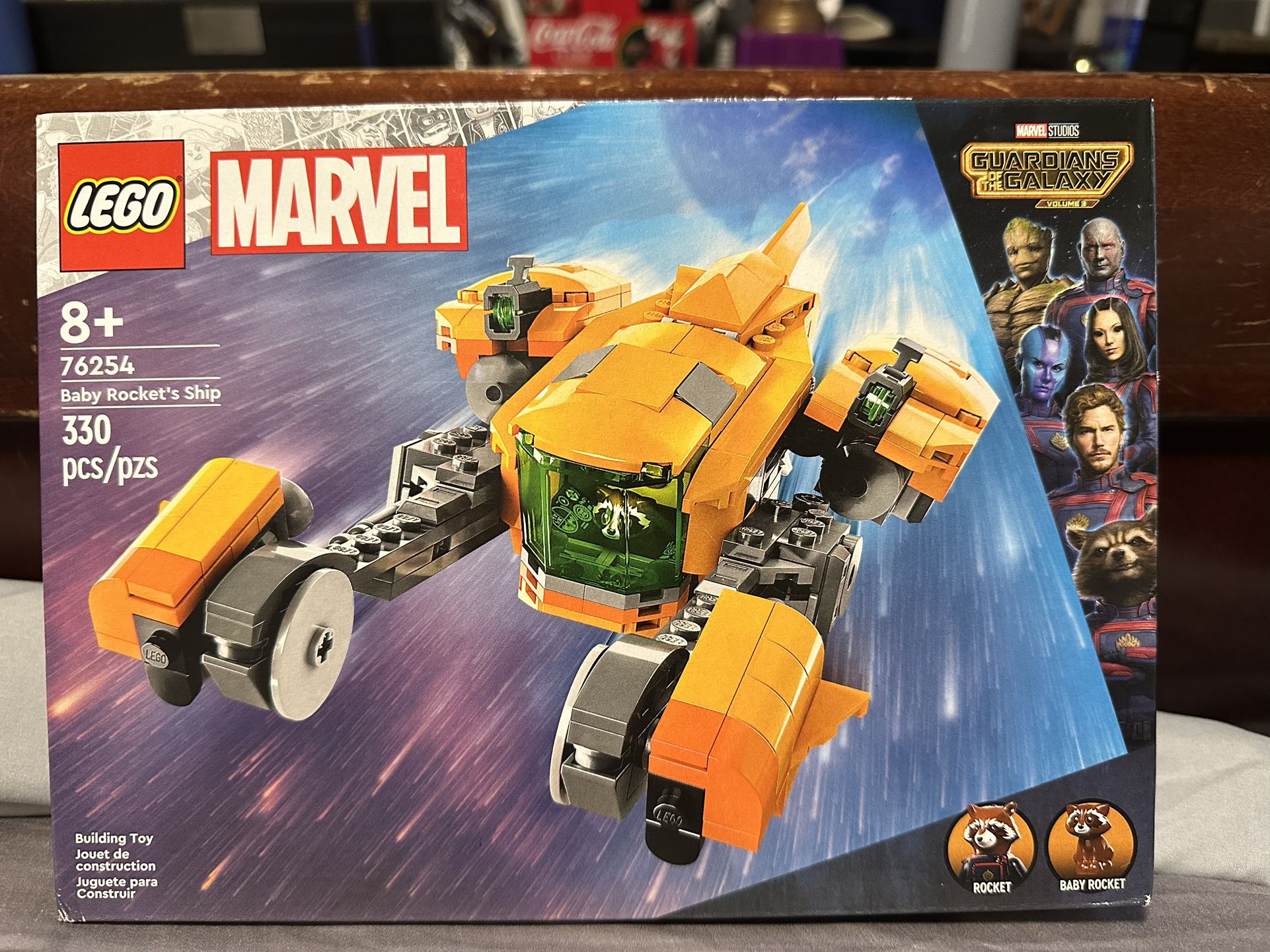 LEGO Marvel Baby Rocket’s Ship 76254