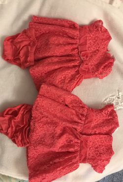 Pink dress size newborn x2