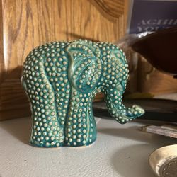 Ceramic Elephant Piggy Bank 