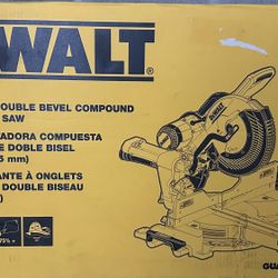 DEWALT 15 Amp Corded 12 in. Double Bevel Sliding Compound Miter Saw