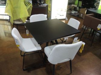 Zuo Modern 36" Square Dining Table - Black