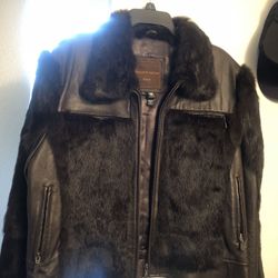 Woman’s Italian lambskin Fur & leather Jacket 