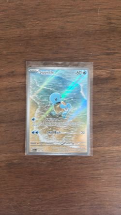 Squirtle illustration rare English