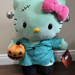 Hello Kitty Frankenstein Halloween Greeter 