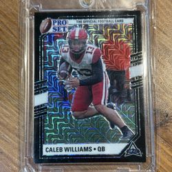 2022 Leaf Pro Set Caleb Williams Black Mojo Refractor 