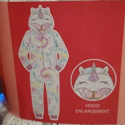 Unicorn Hooded Fleece  Sleeper 