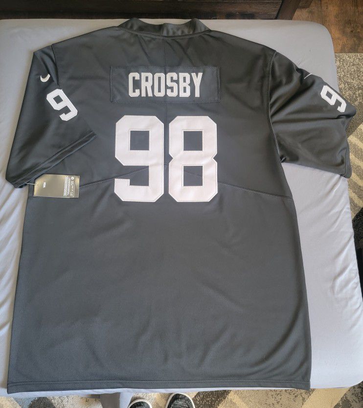 Las Vegas Raiders Maxx Crosby Jersey
Size: Mens XL