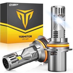 FAHREN 9007 HB5 LED Headlight Bulb 33000LM 800% Brightest 6500K IP68 Hi/Low Beam Dodge Ram