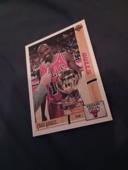 Basketball Card Chicago Bulls Championship