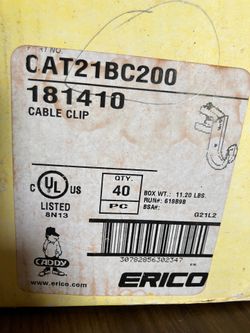 Caddy  fasteners cable clip