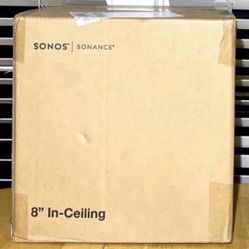 SONOS SONANCE Large Size 8 Inch In Ceiling Speakers. Brand New Sealed. Includes Warranty. For more info:  The model number for Sonos's 8-inch ceiling 
