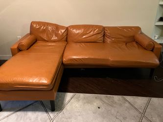 Vegan Leather Sectional by George Oliver