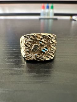 10k Gold Nugget Ring