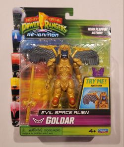 GOLDAR Mighty Morphin Power Rangers Re-Ignition 6" Evil Alien Figure - IN HAND