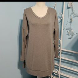 V-neckline Tunic