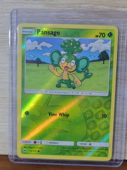 Pansage - Pokémon TCG Card Reverse Holographic  - Mint