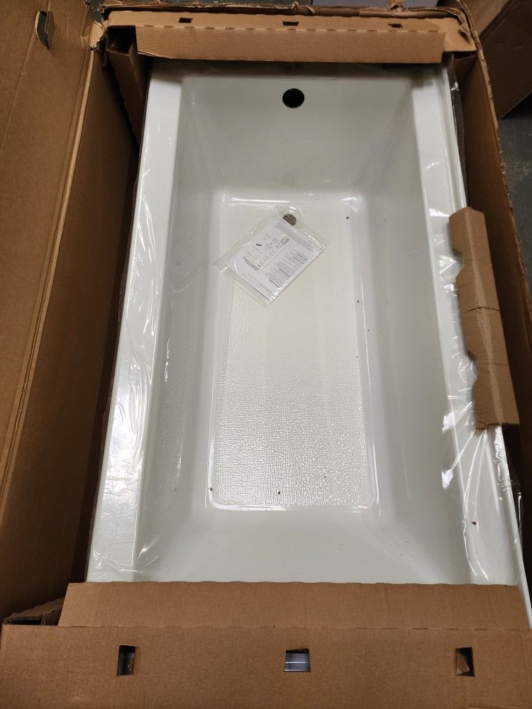 Signature Hardware Sitka 60" x 32" Three Wall Alcove Acrylic Soaking