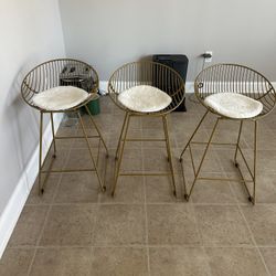 Three Bar Stools