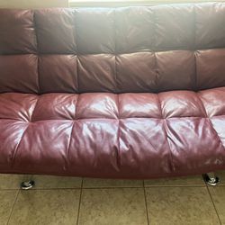 Red Futon Couch/bed