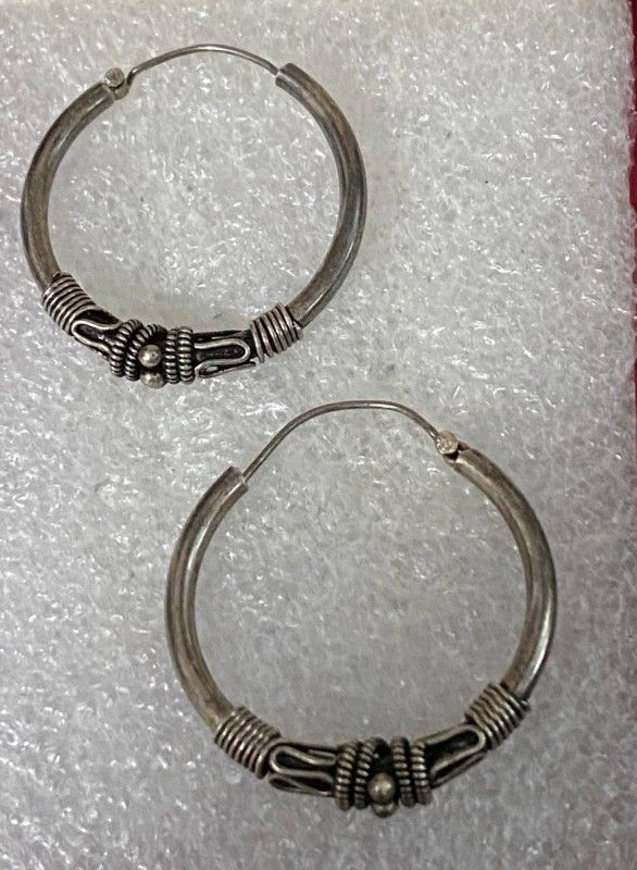 Aretes Argollas Stainless Joyería Antigua 