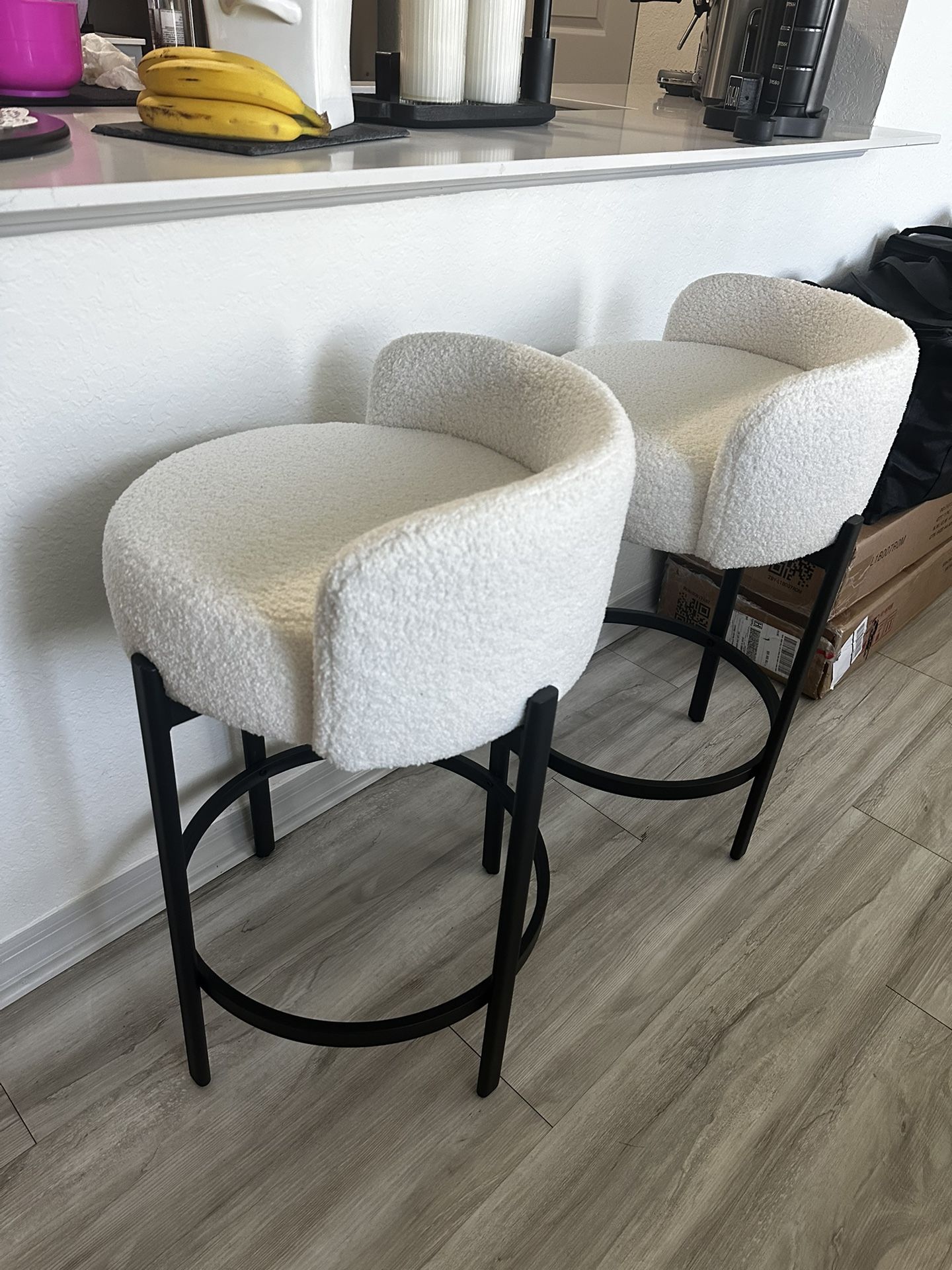 Boucle Counter Stools