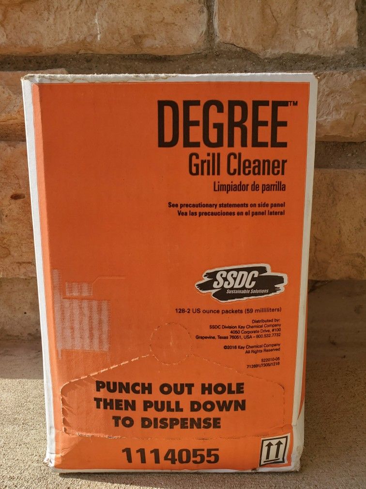 AFTER MEMORIAL DAY SALE!!!!!! ECOLAB SSDC DEGREE GRILL CLEANER (BRAND NEW!!!!!!!!!!!!!!!!!)
- 20% OFF