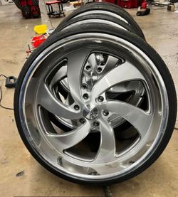 Desperado wheels and tires 24” staggered