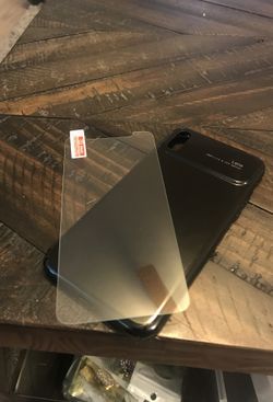 iPhone XS or X case and tempered glass combo