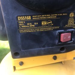 Dewalt 15 gallon compressor works great but need switch off and on regulator