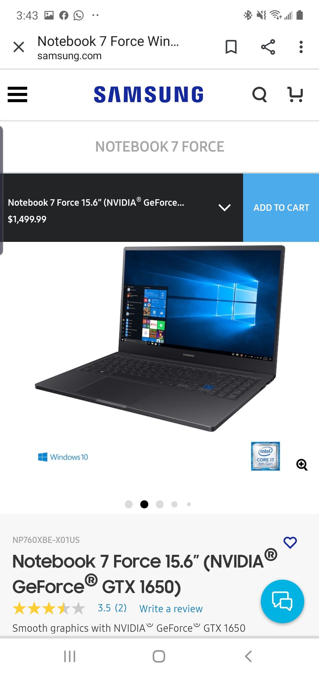 Sumsung Notebook 7 laptop brandnew sealed