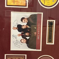 Signed MercyMe Band With Albums 