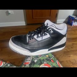 Air jordan retro 3 black cement 