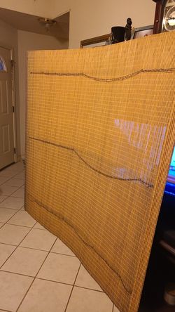 Bamboo window shade