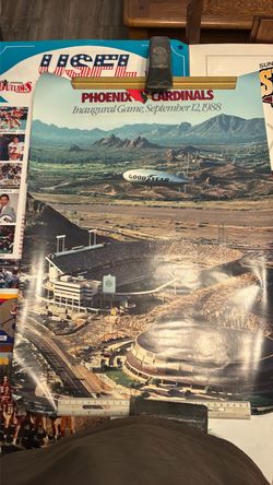 PHOENIX CARDINALS INAUGURAL SEASON POSTER