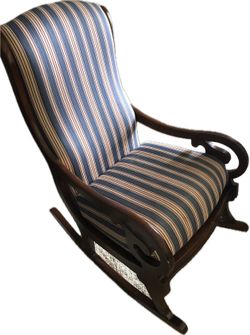 Wood Upholstered Rocking Chair