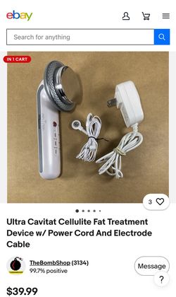 Ultra Cavitat Cellulite  Treatment Device