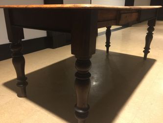 English Victorian farm table